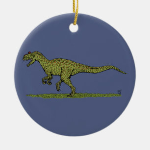 Ornement En Céramique Allosaurus de Dinosaure Jurassique