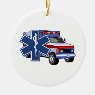 Ornement En Céramique Ambulance de SME
