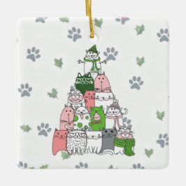 Ornement En Céramique Amène-toi un petit Noël de Furry !