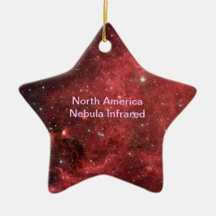 Ornement En Céramique Amérique du Nord Nebula Infrarouge