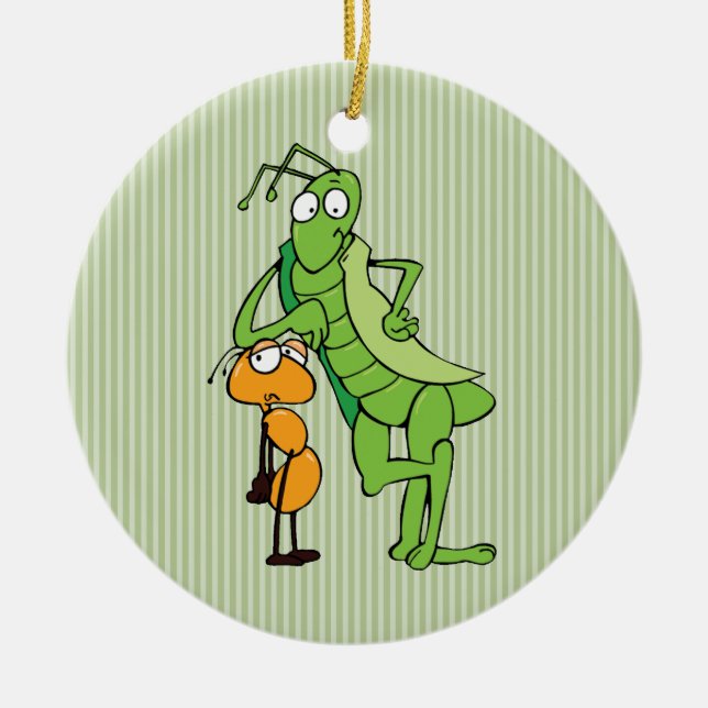 Ornement En Céramique Amis d'insecte (Devant)