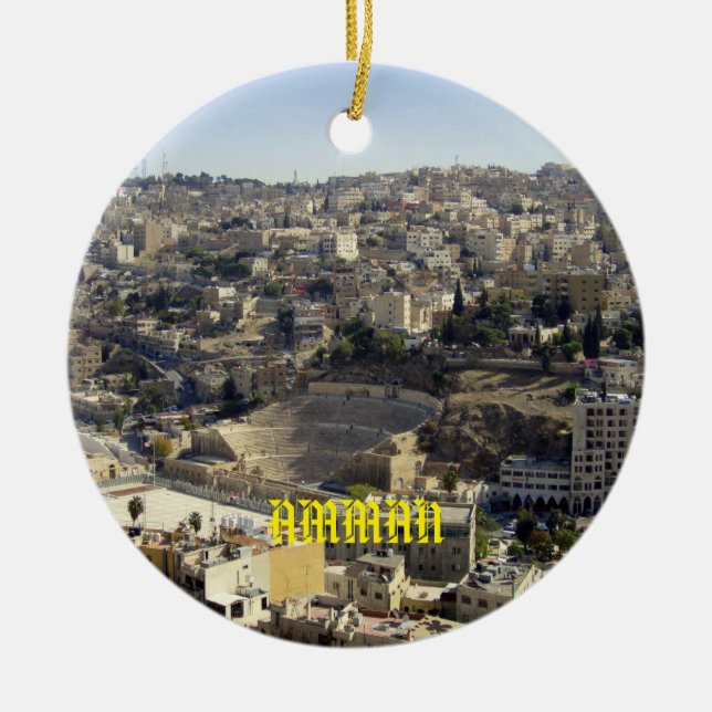 Ornement En Céramique Amman Jordan Scenic (Devant)