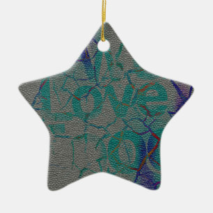 Ornement En Céramique Amour