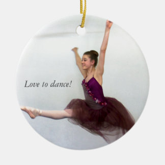 Ornement En Céramique Amour à danser !