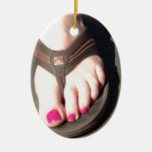 ORNEMENT EN CÉRAMIQUE AMOUR DE PIED