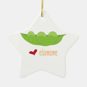 Ornement En Céramique Amour Edamame