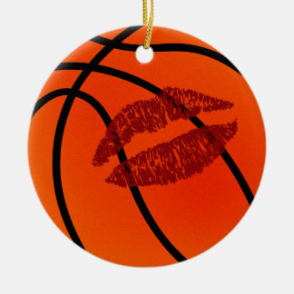 Ornement En Céramique amoureux du basket-ball multiples messages ornemen
