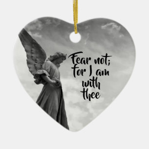 Ornement En Céramique Angel, Fear Not, God's protection Inspirational