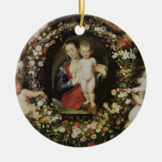 Ornement En Céramique Anges Madonna et enfants Rubens Art
