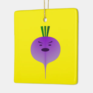 Ornement En Céramique Angry Turnip par Kenneth Yoncich