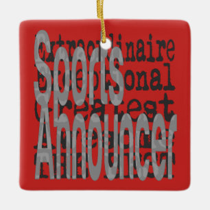Ornement En Céramique Annonceur sportif Extraordinaire