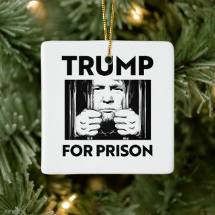 Ornement En Céramique Anti-Trump