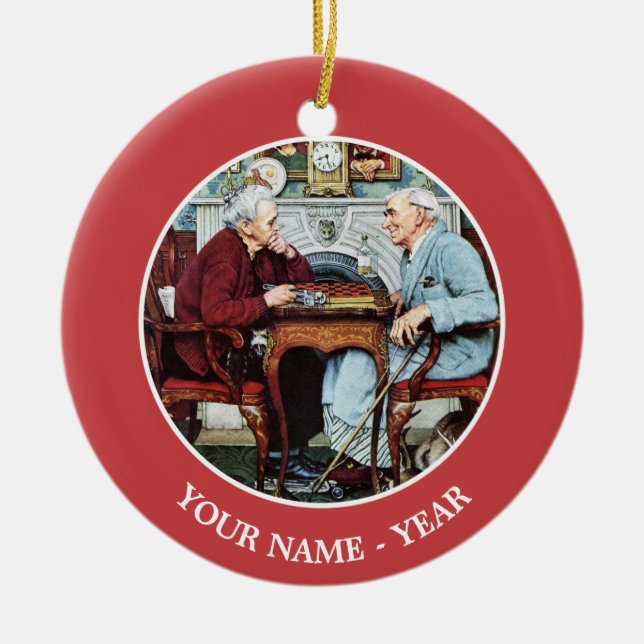 Ornement En Céramique April Fool, 1943 (Devant)