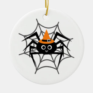 Ornement En Céramique Araignée d'Halloween en maillots et cadeaux Web