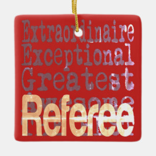 Ornement En Céramique Arbitre Extraordinaire