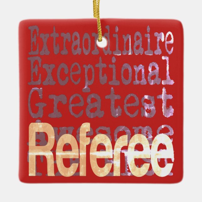 Ornement En Céramique Arbitre Extraordinaire (Devant)