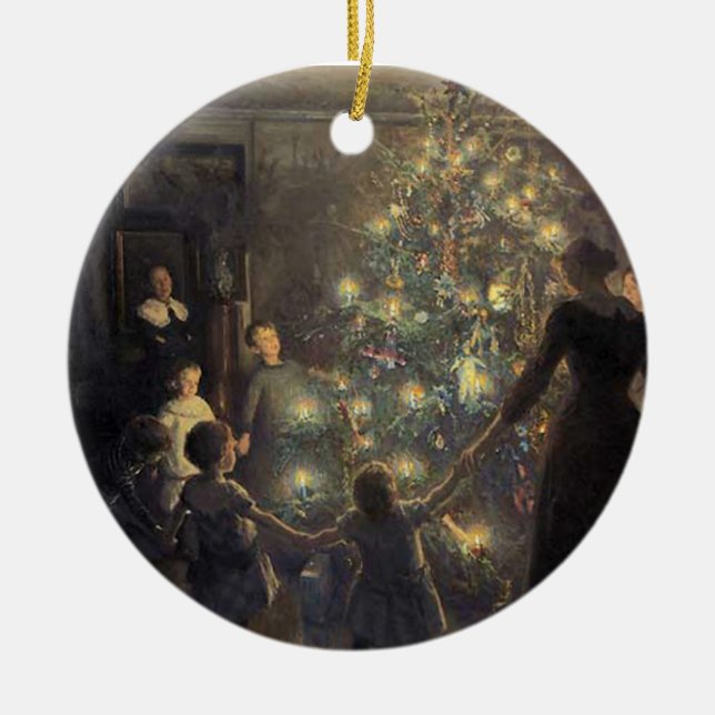Ornement En Céramique Arbre de Noël (Devant)