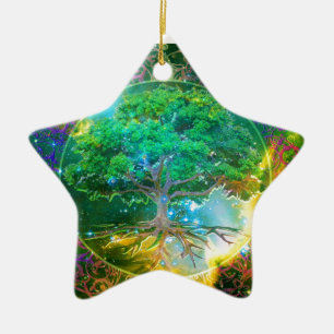 Ornement En Céramique Arbre de santé de la vie