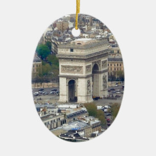 Ornement En Céramique Arc de Triomphe Paris