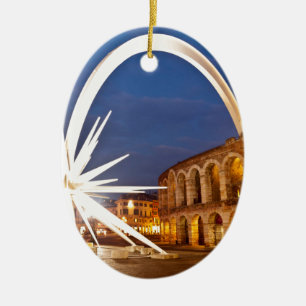 Ornement En Céramique Arène de Vérone avec Starburst