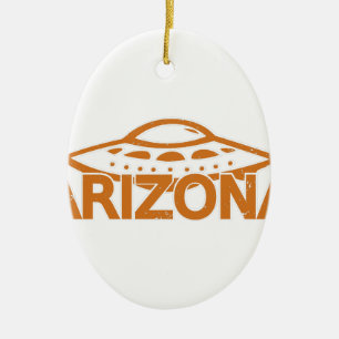 Ornement En Céramique Arizona UFO