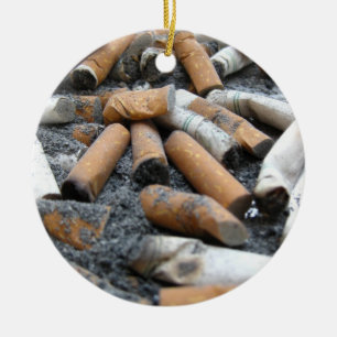 Ornement En Céramique arrêtez de fumer ! Ashtray