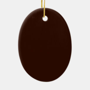 Ornement En Céramique arrière - plan couleur Brown personnalisable
