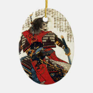 Ornement En Céramique Art classique oriental de guerrier de cool