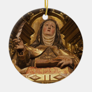 Ornement En Céramique Art religieux représentant Santa Teresa