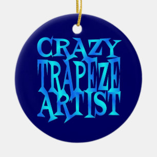 Ornement En Céramique Artiste de Trapeze fou