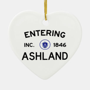 Ornement En Céramique Ashland entrant