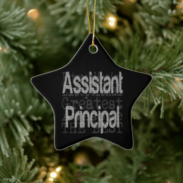 Ornement En Céramique Assistant Principal Extraordinaire (Arbre)