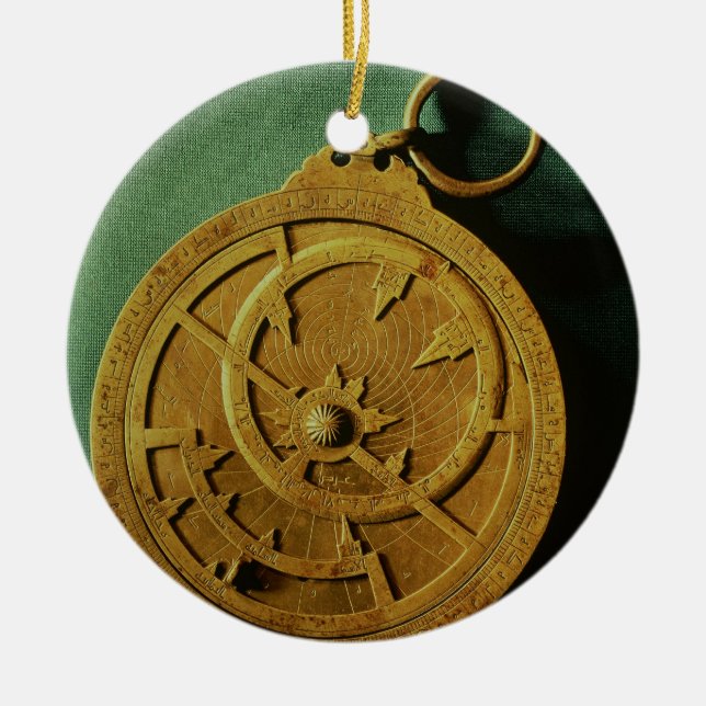 Ornement En Céramique Astrolabe (cuivre) (Devant)