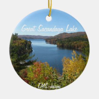 Ornement En Céramique Automne dans l'ornement d'Adirondacks