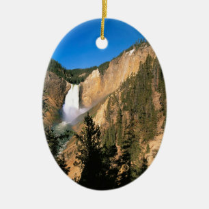 Ornement En Céramique Automnes inférieurs Wyoming de Yellowstone