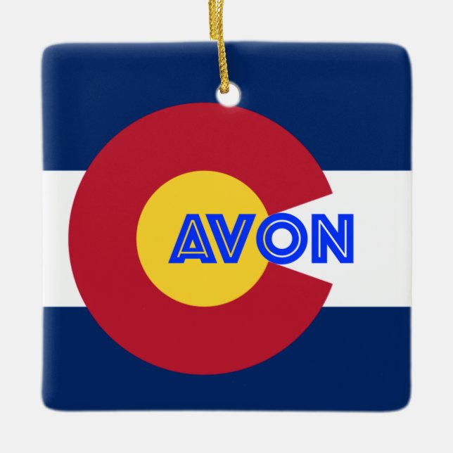 Ornement En Céramique Avon CO (Devant)