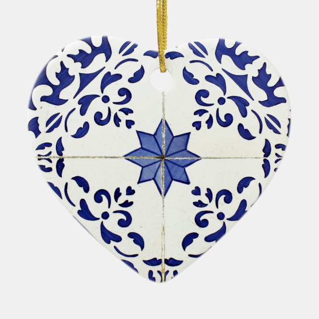 Ornement En Céramique Azulejos (Devant)