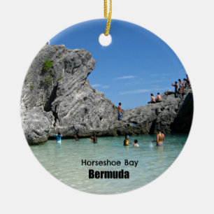Ornement En Céramique Baie en fer à cheval, Bermudes