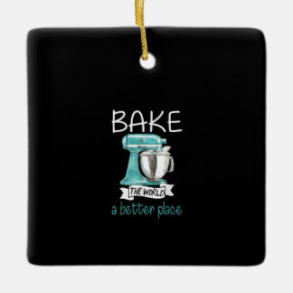 Ornement En Céramique Baking Gig Baker Bake World