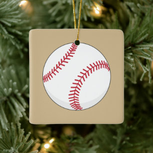 Ornement En Céramique Balle de baseball