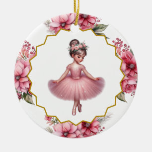 Ornement en céramique Ballerina