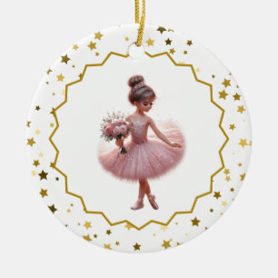 Ornement en céramique Ballerina