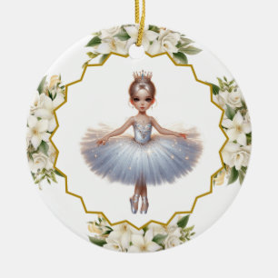 Ornement en céramique Ballerina