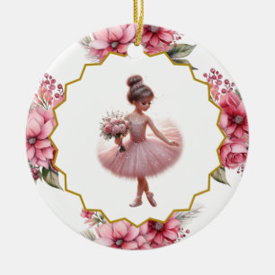 Ornement en céramique Ballerina
