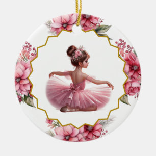 Ornement en céramique Ballerina