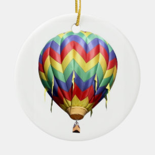 Ornement En Céramique Ballon à air chaud