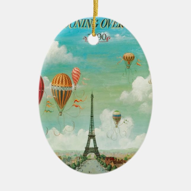 Ornement En Céramique Balloquer Paris (Devant)