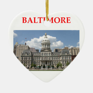 Ornement En Céramique Baltimore le Maryland