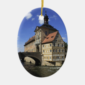 Ornement En Céramique Bamberg, le Rathaus allemand