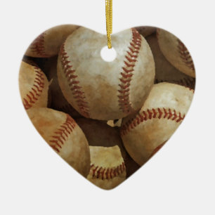 Ornement En Céramique Baseball